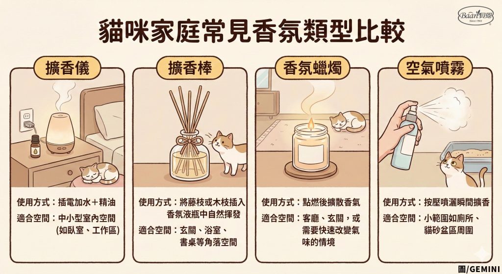 常見寵物香氛與擴香